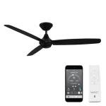 Blitzen 54in Matte Black Ceiling Fan with Remote