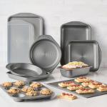 10-Piece Nonstick Bakeware Set in Gray