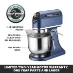 7 Quart Professional Stand Mixer with Stainless Steel Bowl