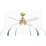 Fanimation Kwad 44" Indoor Ceiling Fan with Light