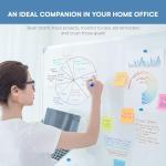 Portable Double-Sided Rolling Whiteboard with Stand