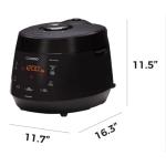 Cuckoo 10-Cup Electric Pressure Rice Cooker – Black