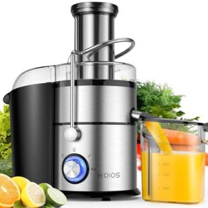KOIOS 1200W Juicer with 3" Feed Chute