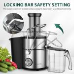 KOIOS 1200W Juicer with 3" Feed Chute