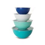 Coastal Colors 8-Piece Covered Bowl Set