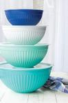 Coastal Colors 8-Piece Covered Bowl Set