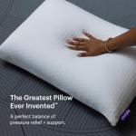 Purple Harmony Hex Grid Pillow (Standard Size)