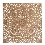 Hand-Painted Balinese King Size Bed Headboard