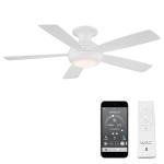WAC Smart Fans Odyssey 52in Matte White Ceiling Fan
