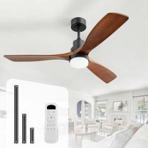 Sofucor 52'' Ceiling Fan with Lights and Remote