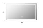 60 x 36 Inch Dimmable LED Bathroom Mirror