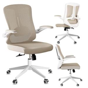 Ergonomic Mesh Office Chair with Flip-Up Arms