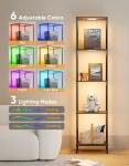 RGBW Color Changing Display Shelf and Floor Lamp