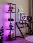 RGBW Color Changing Display Shelf and Floor Lamp
