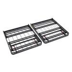 Full Size Foldable Metal Bed Frame with Storage