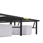 Full Size Foldable Metal Bed Frame with Storage