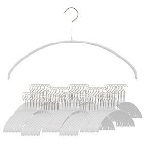 Mawa Euro Series Non-Slip Steel Clothes Hangers, Set of 130