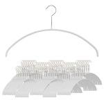 Mawa Euro Series Non-Slip Steel Clothes Hangers, Set of 130