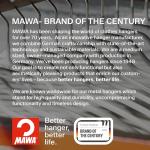 Mawa Euro Series Non-Slip Steel Clothes Hangers, Set of 130