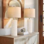 Set of 2 Modern 27.5'' Ceramic Table Lamps