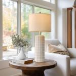 Set of 2 Modern 27.5'' Ceramic Table Lamps