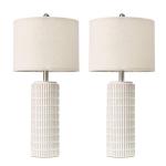 Set of 2 Modern 27.5'' Ceramic Table Lamps