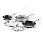 HexClad 6-Piece Hybrid Nonstick Fry Pan Set