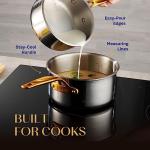 14-Piece Copper-Core Stainless Steel Cookware Set