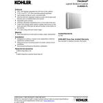 KOHLER Verdera 34" LED Lighted Bathroom Cabinet