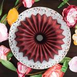 Gold Cast Aluminum Bundt Pan with Radiant Design