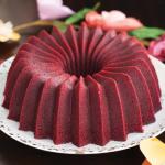 Gold Cast Aluminum Bundt Pan with Radiant Design