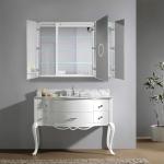 LED Tri-View Medicine Cabinet with Defogger & Mirror