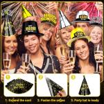 200PCS New Year Party Supplies for 100 Guests