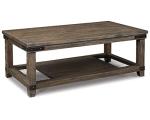 Ashley Signature Brown Wood Coffee Table, 26"x48