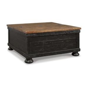 Valebeck Farmhouse Lift Top Coffee Table with Storage