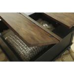 Valebeck Farmhouse Lift Top Coffee Table with Storage