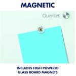 Frameless Glass Dry Erase Board, 4' x 3