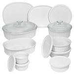 French White 18-Piece Oven Safe Bakeware Set