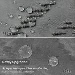 Gray Boho Tassel Shower Curtain with Hooks