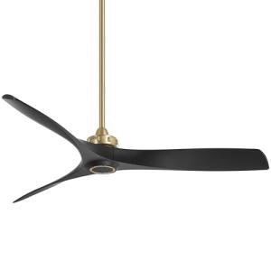 Minka-Aire 60" Aviation Ceiling Fan in Soft Brass