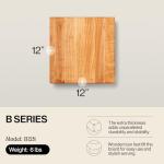 Maple Butcher Block Cutting Board - 12"x12