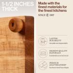 Maple Butcher Block Cutting Board - 12"x12