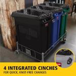 Rubbermaid Slim Jim 87L Black Trash Bin