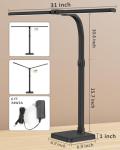 AKRRYR Double Head LED Desk Lamp with USB
