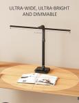 AKRRYR Double Head LED Desk Lamp with USB