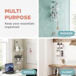 Rustproof Aluminum Shower Caddy in Satin Chrome