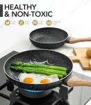 Michelangelo Non-Stick Frying Pan Set of 3