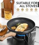 Michelangelo Non-Stick Frying Pan Set of 3