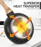 Michelangelo Non-Stick Frying Pan Set of 3