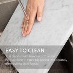 Lovdeco Large White Marble Cutting Board, 20x16 Inch